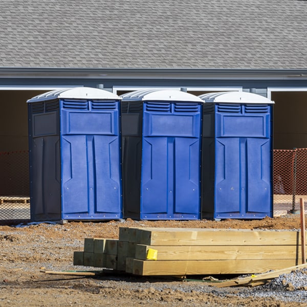 what is the maximum capacity for a single portable restroom in Jordanville New York